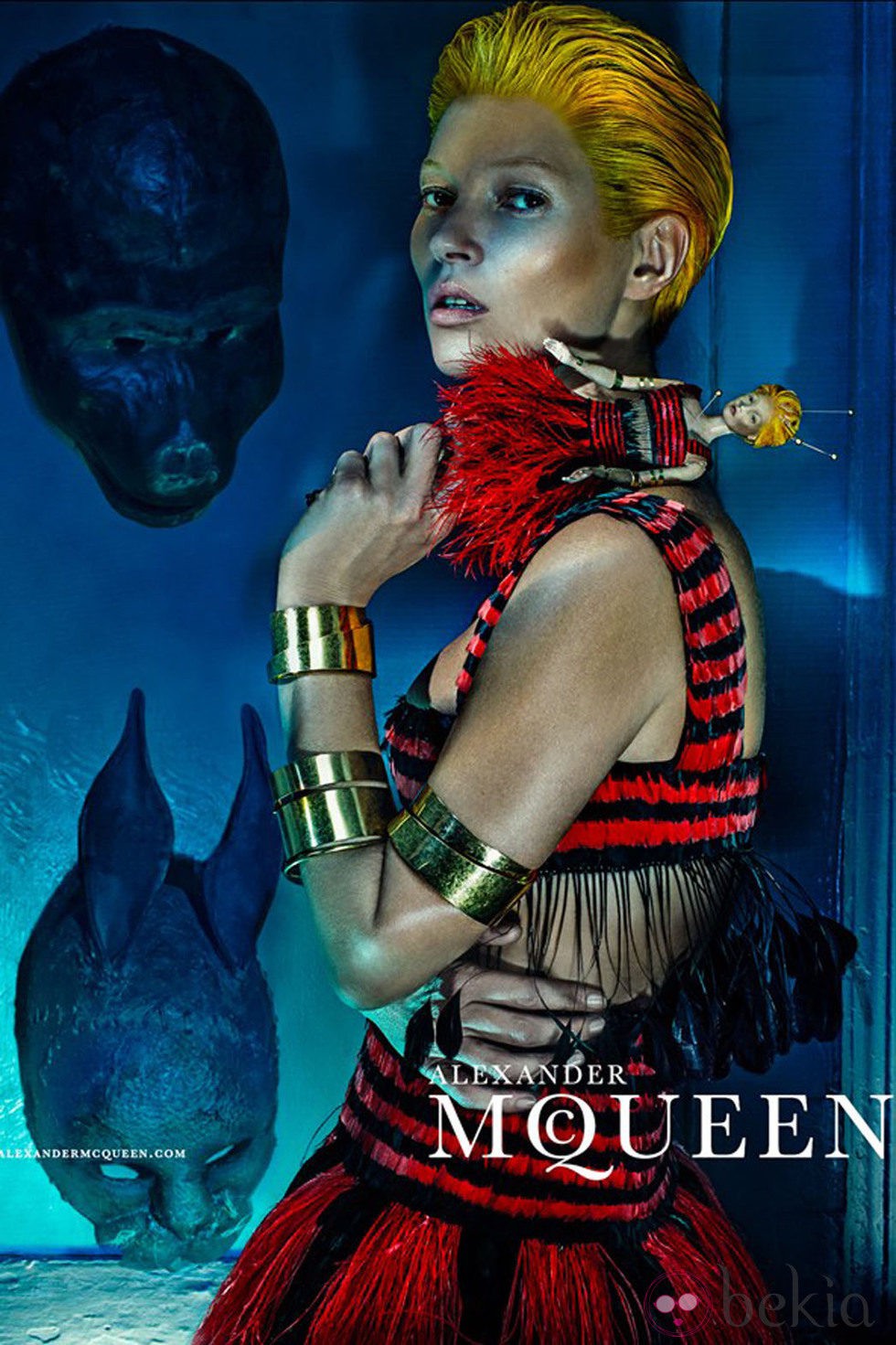 Kate Moss protagoniza la campaña primavera/verano 2014 de Alexander McQueen