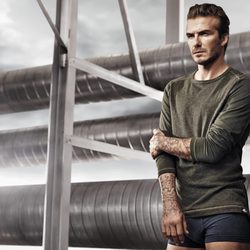 David Bekcham en la campaña de la colección Bodywear primavera/verano 2014 de H&M