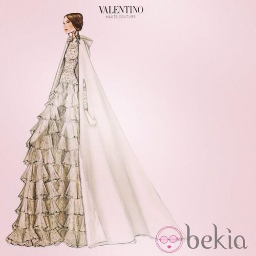 Vestido de novia de Tatiana Santo Domingo firmado por Valentino