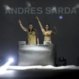 Bimba Bosé y Charlie Centa, djs del desfile otoño/invierno 2014/2015 de Andrés Sardá en Madrid Fashion Week