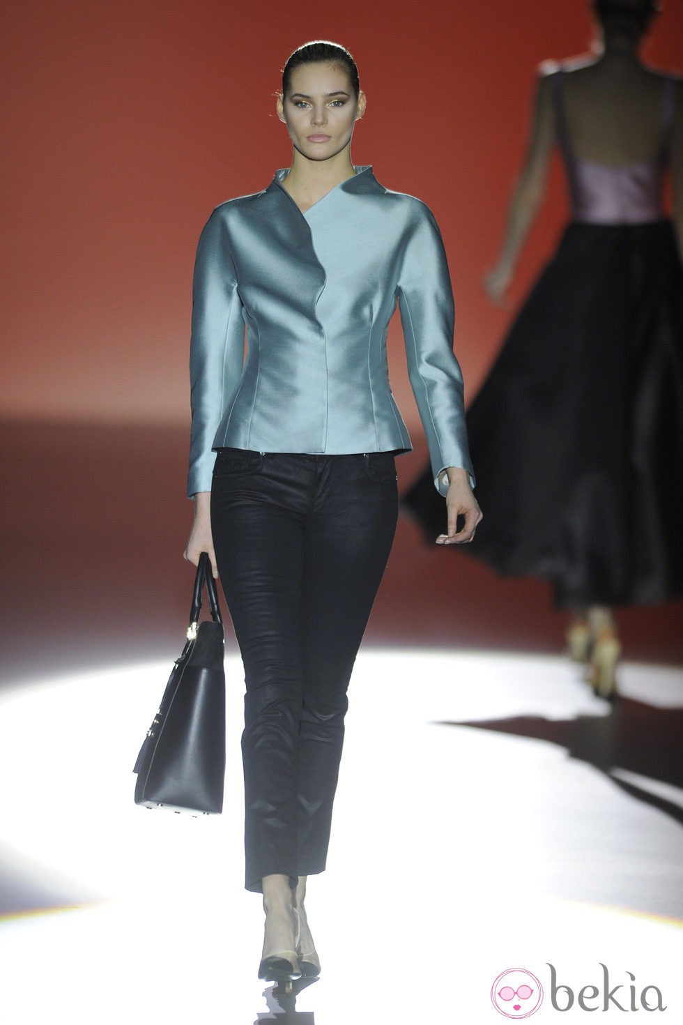 Pantalón y blusa de la colección otoño/invierno 2014/2015 de Hannibal Laguna en Madrid Fashion Week