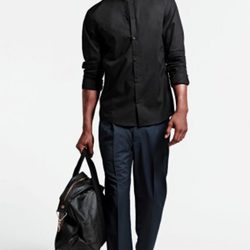 Camisa negra de la colección masculina primavera/verano 2014 de H&M