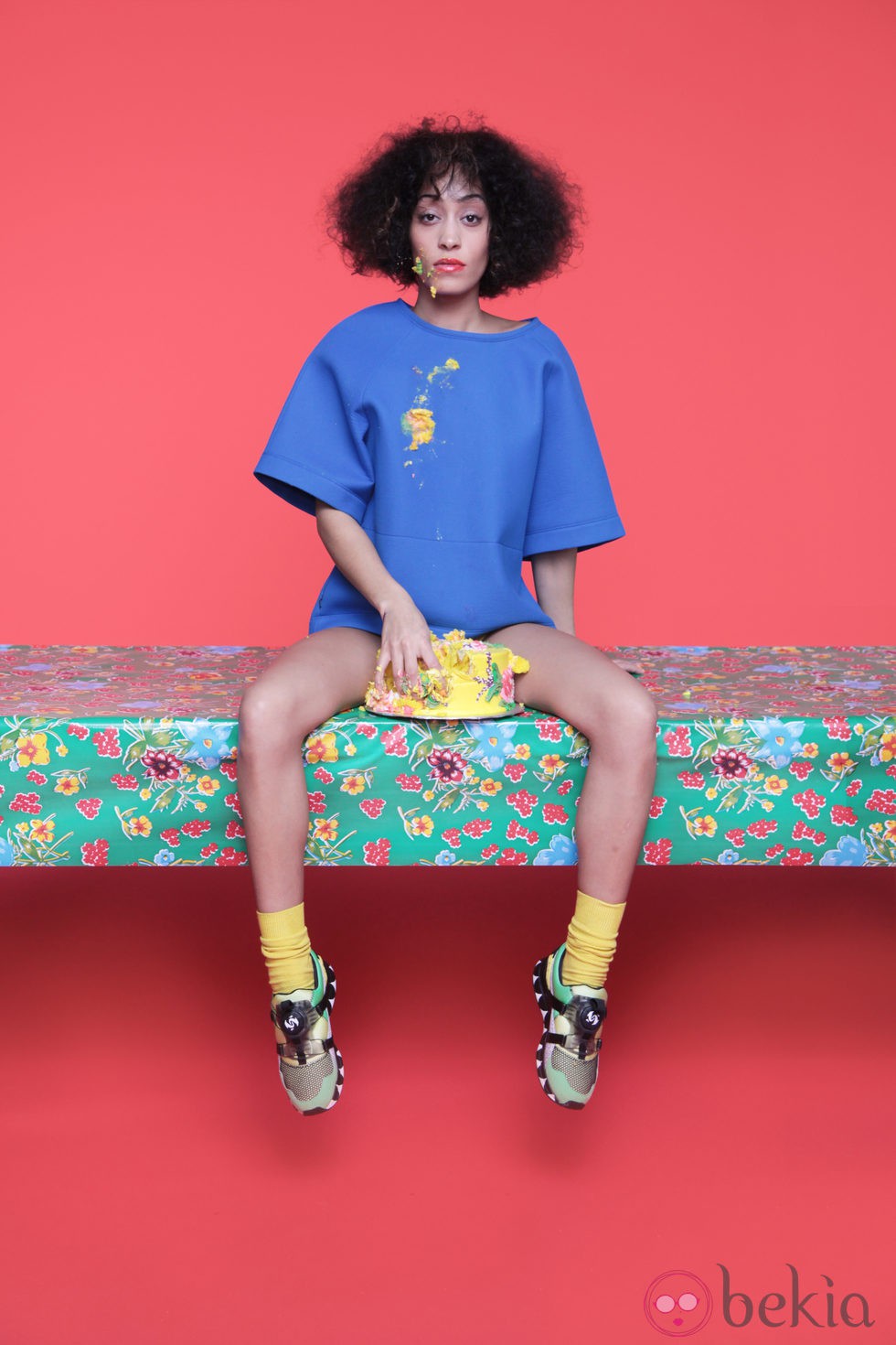 Imagen de la campaña de la coleccion 'Girls of Blaze Disc Collection' de Solange Knowles para Puma