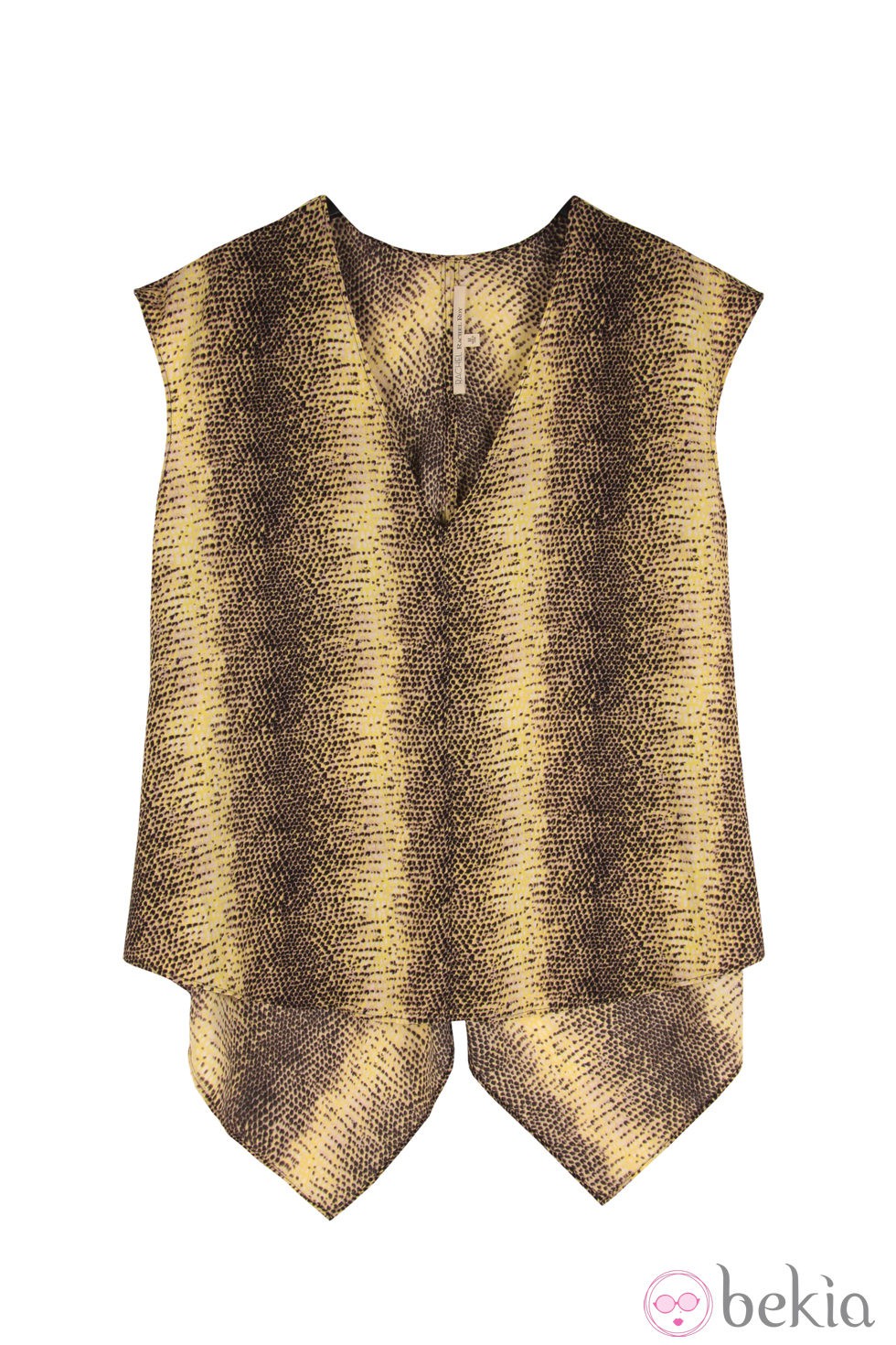 Blusa estampada de leopardo de la colección primavera/verano 2014 de Rachel Roy