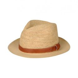 Sombrero de rafia con cinta camel de la colección primavera/verano 2014 de Master & Muse