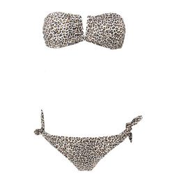 Bikini con print de leopardo de la colección de baño de Bershka 2014