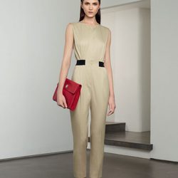 Mono ceñido a la cintura en tono beige oscuro de la colección 'Ready to wear' 2014 de Longchamp