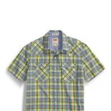 Camisa de cuadros en tonos grises y amarillos de la colección para hombre primavera/verano 2014 de Levi's
