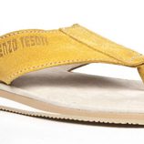sandalia de caballero color amarillo de la primavera/verano 2014 de Enzo Tesoti
