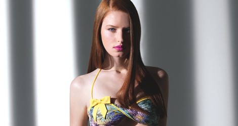 Bikini con estampado serpiente de la colección de verano 2014 de Dolores Cortés