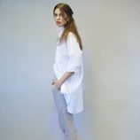 Camisa asimétrica blanca de la colección primavera/verano 2014 de Eduardo Rivera