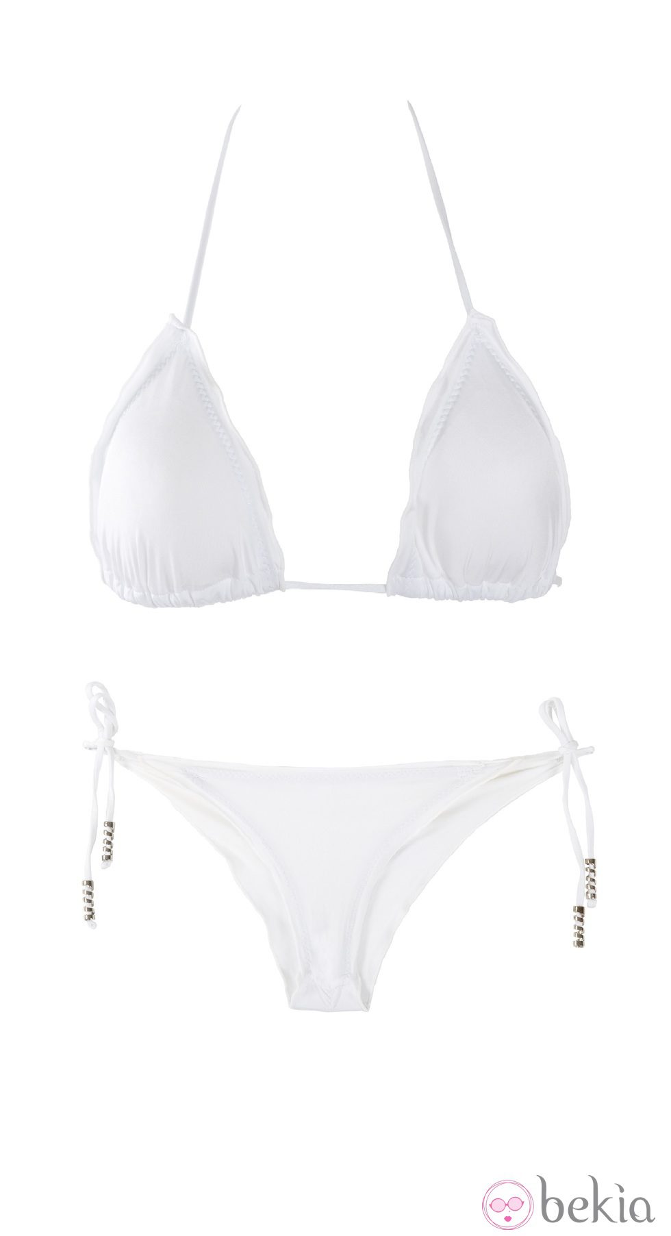 Bikini de triángulo blanco de OniricSwimwear para verano 2014