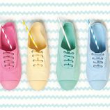 Zapatillas inglesas en tonos pastel de la colección para verano 2014 de Victoria