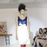 Vestido bicolor de Josep Font, colección primavera 2012