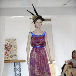 Vestido de corte griego de Josep Font, colección primavera 2012