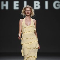 Vestido amarillo de noche de Teresa Helbig, colección primavera de 2012
