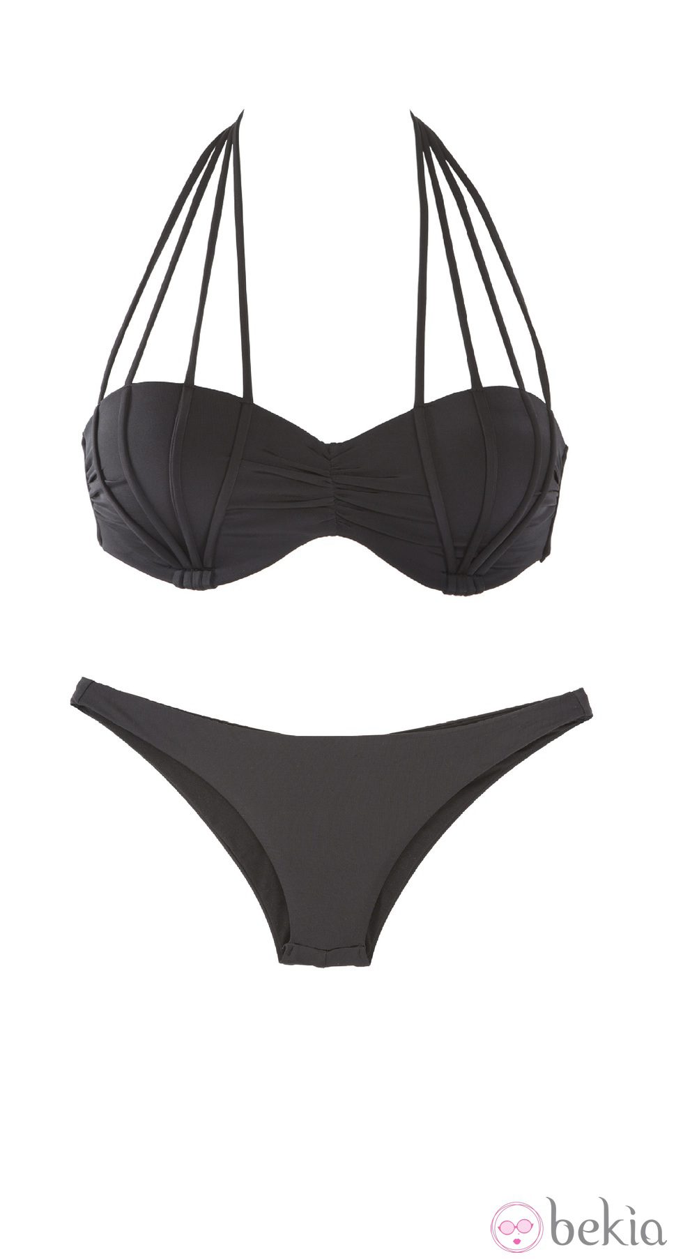 Bikini de tiras negro de OniricSwimwear para verano 2014