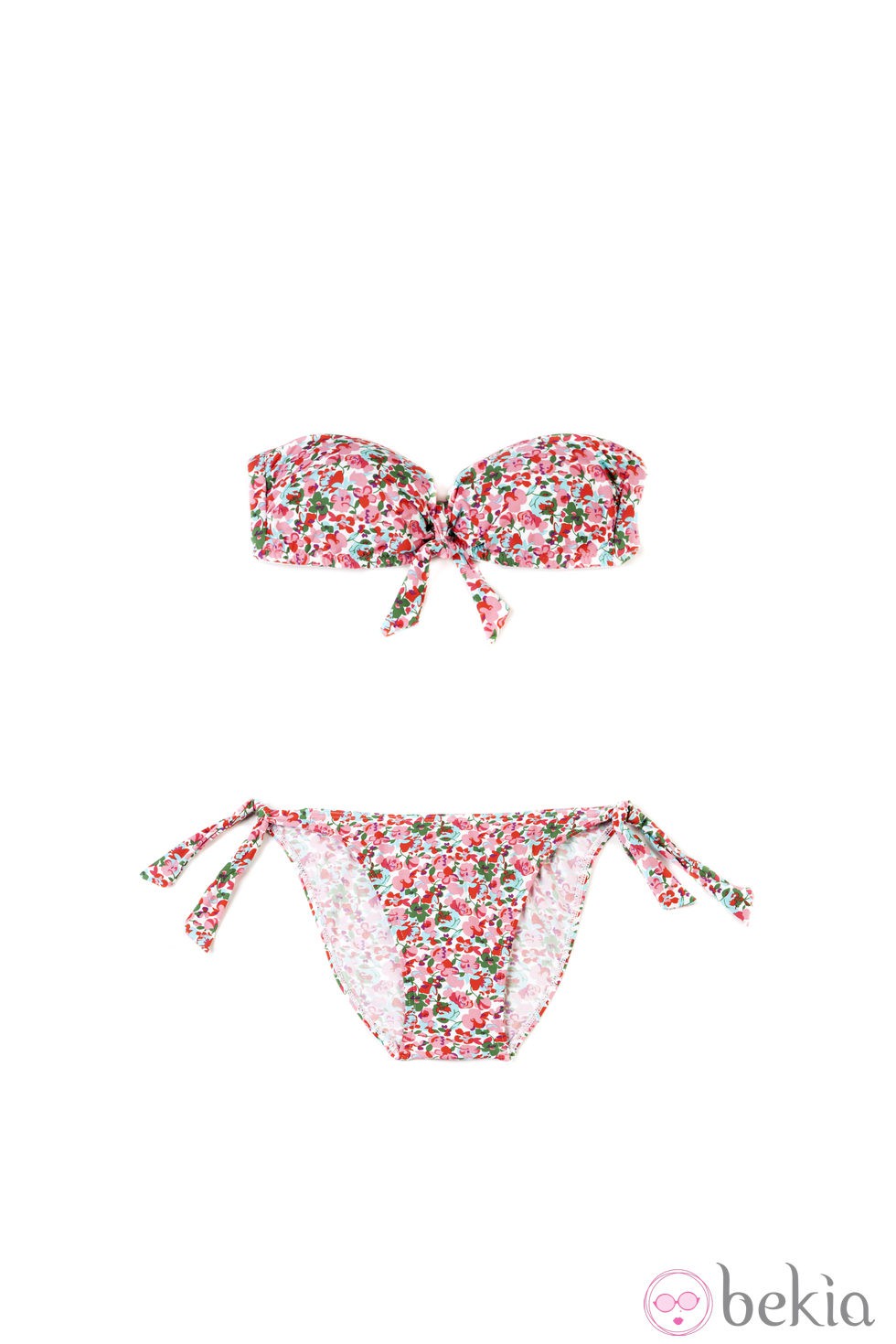 Bikini con estampado floral para verano 2014 de Springfield