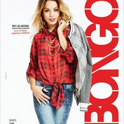 Vanessa Hudgens con camisa de cuadros para la nueva campaña otoño/invierno 2014 de Bongo
