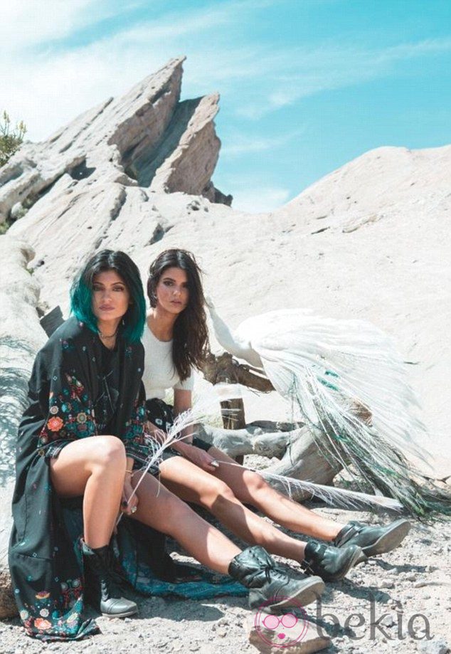 Kendall y Kylie Jenner presentan su colección otoño/invierno 2014 para PacSun