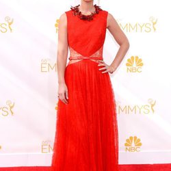 January Jones y Claire Danes, de rojo en los Premios Emmy 2014