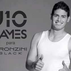 James Rodríguez, imagen de una línea de ropa interior de Bronzini Black