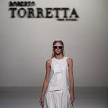 Vestido de cuero de Roberto Torretta en Madrid Fashion Week primavera/verano 2015