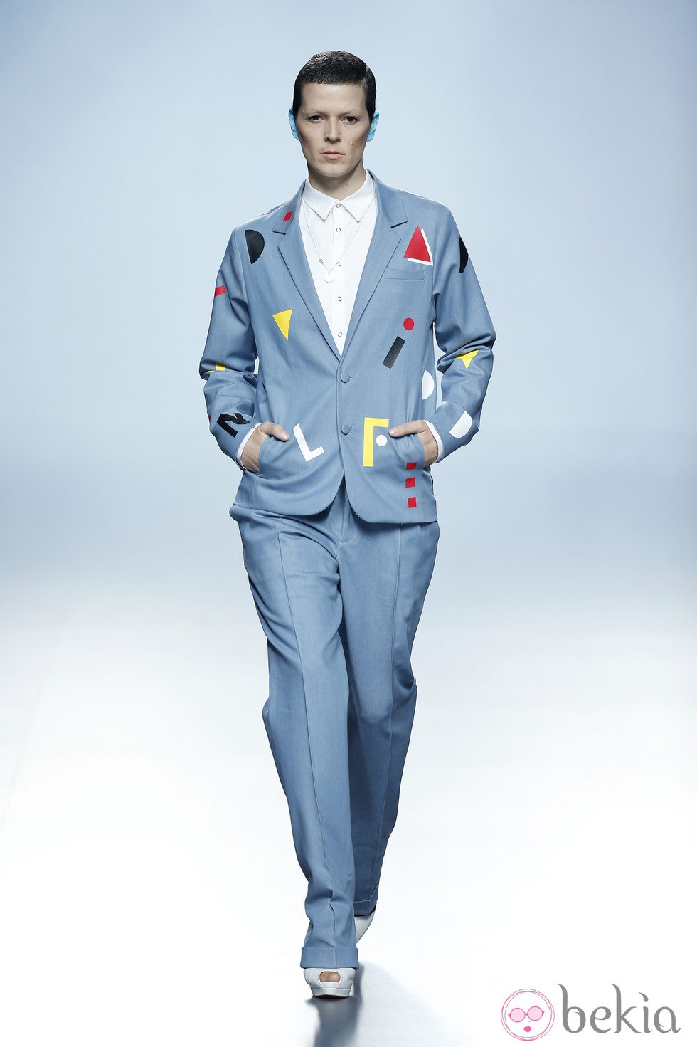 Bimba Bosé desfilando para Davidelfin en Madrid Fashion Week primavera/verano 2015