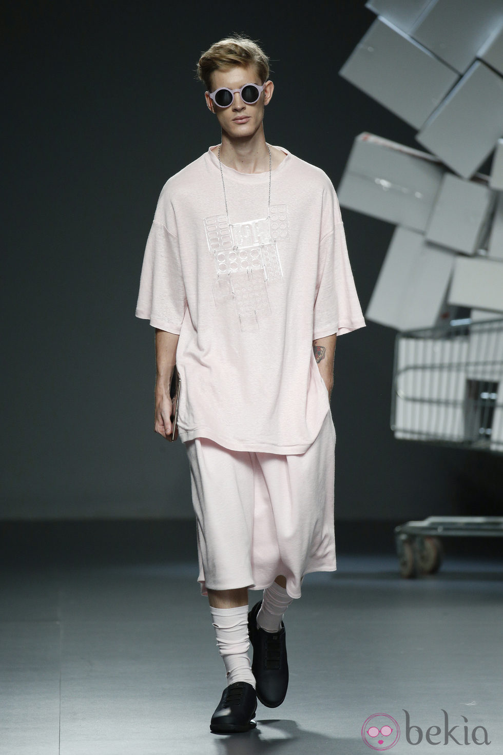 Conjunto 'oversize' de David Catalán en EGO Madrid Fashion Week primavera/verano 2015