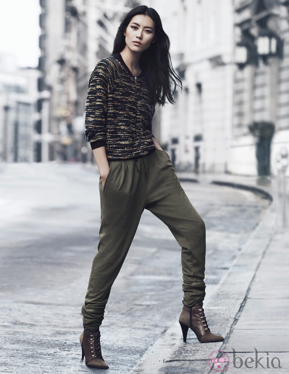 Pantalón baggy y jersey de punto de H&M para otoño/invierno 2014