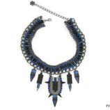 Collar de Tantrend con detalles en azul marino y negro de la colección 'Juego de Tronos'