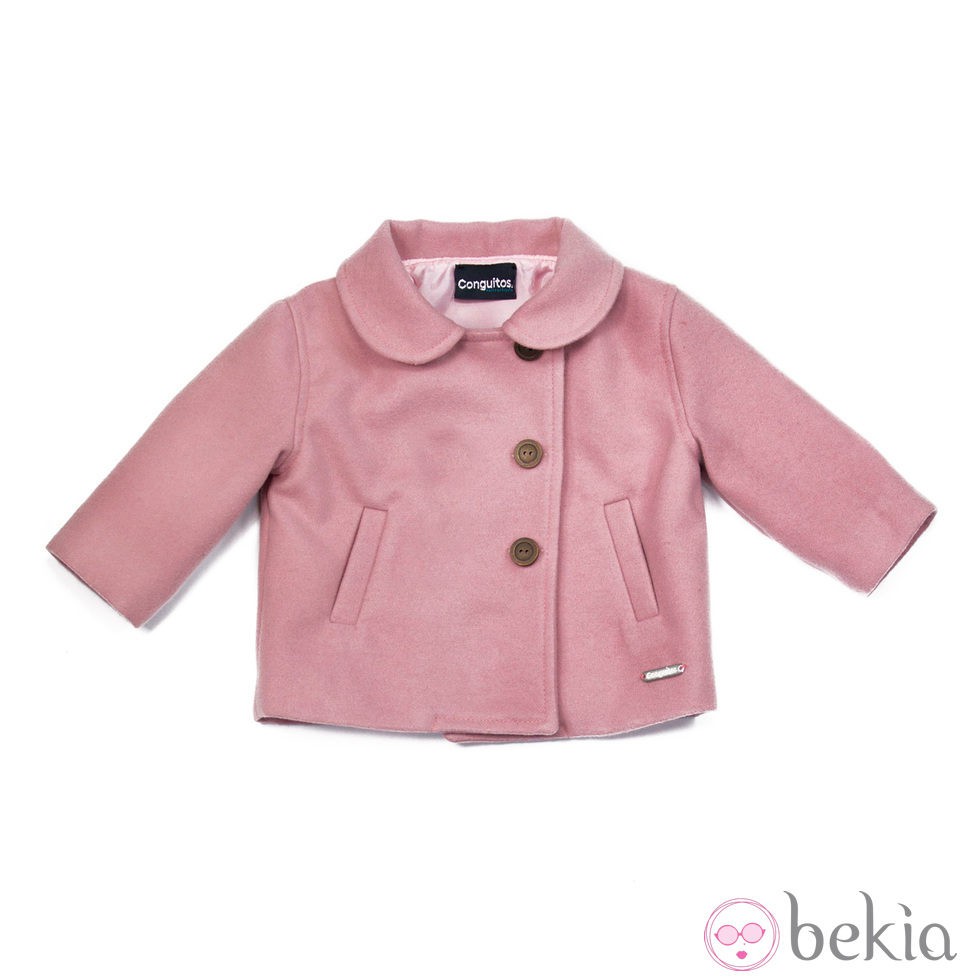 Abrigo para niña rosa bebé de la nueva colección otoño/invierno 2014/2015 de Conguitos