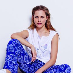 Pijama azul marino de la nueva colección otoño/invierno 2014 de Women'secret