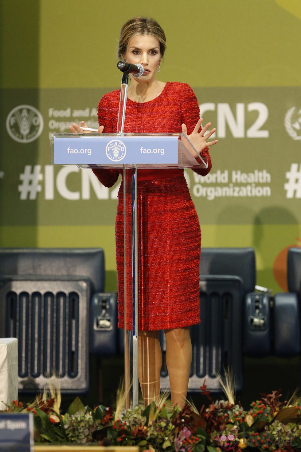 La Reina Letizia en la Segunda Conferencia Internacional de Nutrición en la FAO