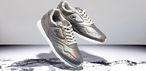 Zapatillas sneaker en color metalizado de Le Coq Sportif y Asos