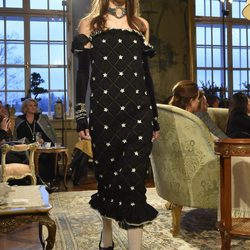 Vestido acolchado con aplicaciones de la colección pre-fall 2015 de Chanel