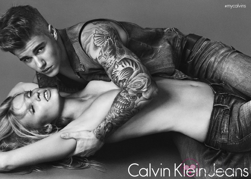 Justin Bieber y Lara Stone, embajadores de la nueva colección de primavera de Calvin Klein