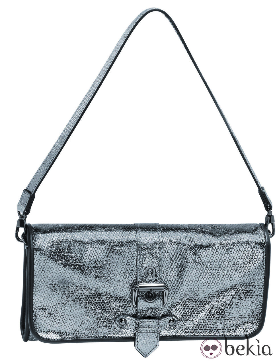 Bolso de Longchamp en plata de la colección primavera 2015