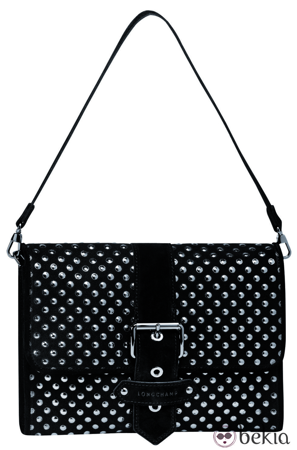 Bolso de Longchamp en negro de la colección primavera 2015