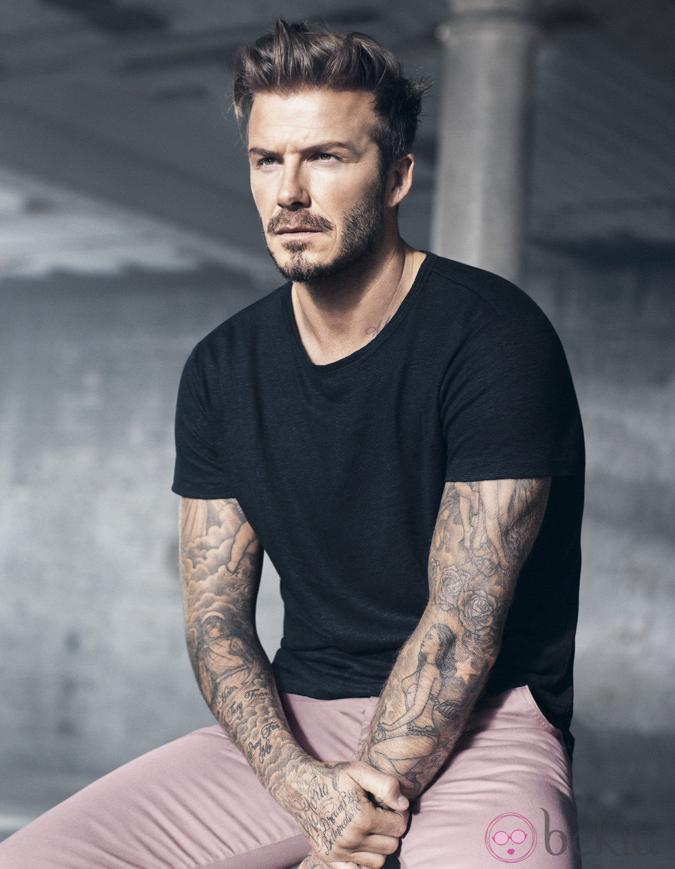 David Beckham con su colección Essentials primavera 2015