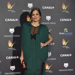Elena Anaya con un vestido de Roberto Diz en la alfombra roja de los Premios Feroz 2015