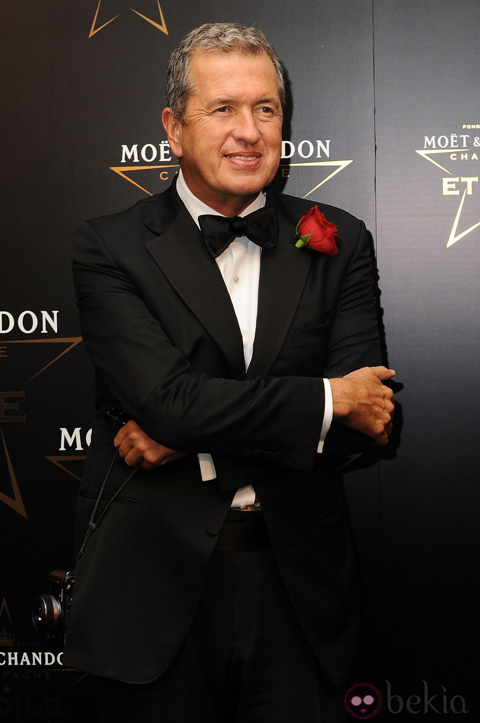 Mario Testino en los premios de la moda Moët & Chandon Étoile en Londres