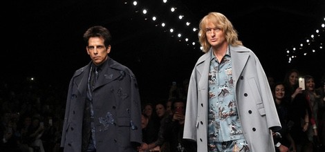 Ben Stiller y Owen Wilson desfilando con la colección otoño/invierno 2015 de Valentino en Paris Fashion Week