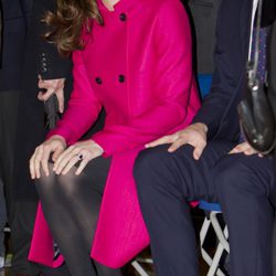 Kate Middleton con abrigo de Mulberry