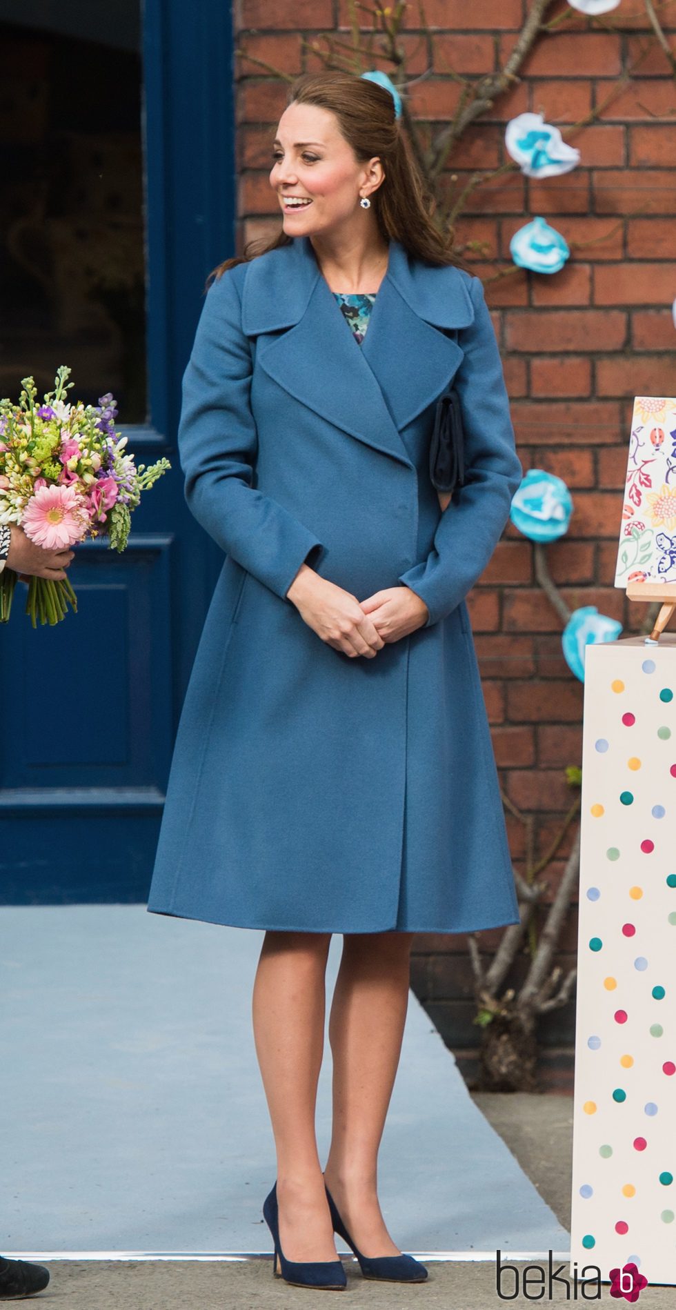 Kate Middleton con abrigo de Sportmax