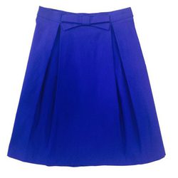 Falda azul con lazo de la colección primavera/verano 2015 de Barbarella