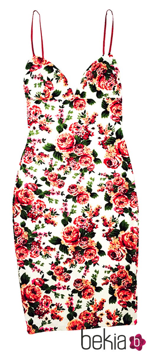 Vestido de escote corazón de la colección primavera/verano 2015 de Barbarella