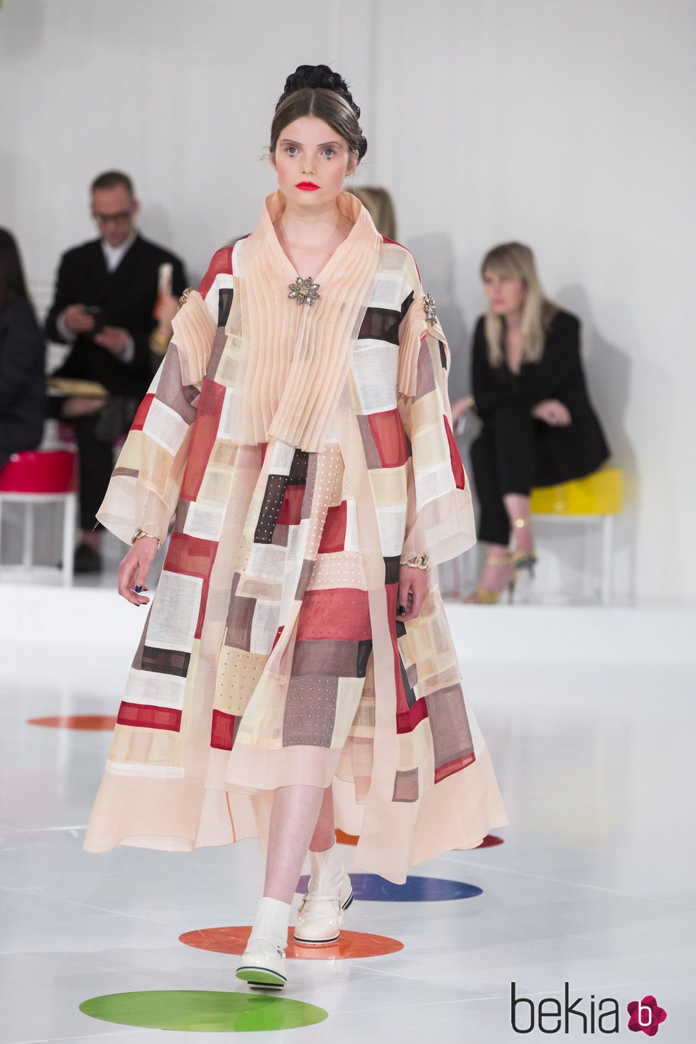 Vestido al estilo 'patchwork' de la colección Crucero 2015/2016 de Chanel