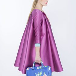 Bolso azul con flores de la colección de verano 2015 de Chic Sympatique