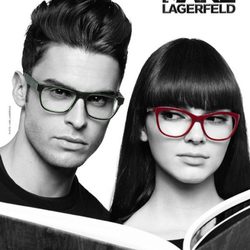 Kendall Jenner y Baptiste Giabiconi, imagen de la nueva colección de gafas de Karl Lagerfeld